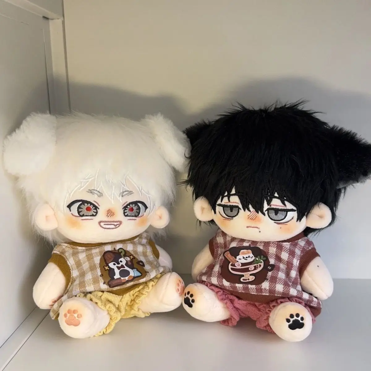 20cm Cotton Doll Plush Toy with Cute Dress-Up Outfits – Perfect Gift