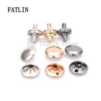 10Sets Double-sided rivet thin strong magnetic handbag snap buttons diy Accessories Wallet buckle Clothes button 10mm 1
