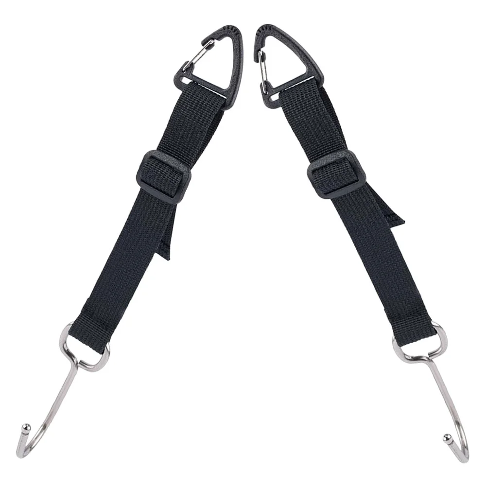 

2 Pcs Car Headrest Hook Vehicle Wallet Auto Hidden Automotive Handbags for Metal