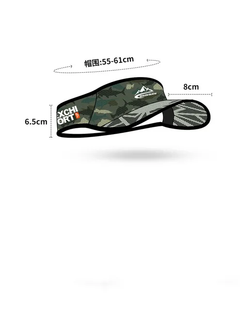 태양으로부터 보호하고 기능적인 스포츠 낚시용 선바이저 모자