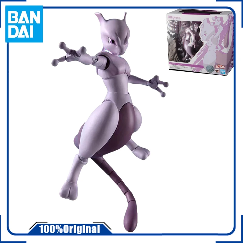 Original Bandai Sh Figuarts Shf Pokemon Mewtwo Action Collection