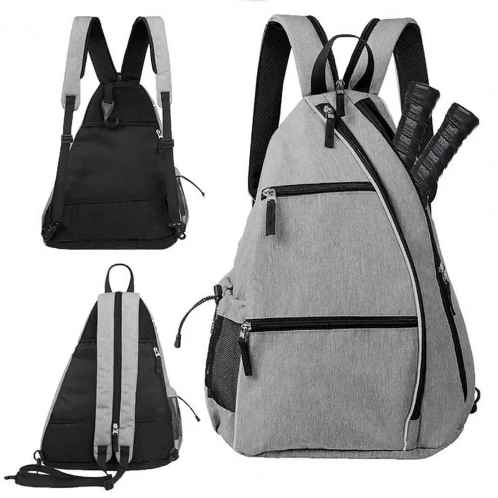 

Лопастной рюкзак Pickleball, сетчатый карман, водонепроницаемая ткань Оксфорд, уличная спортивная сумка для хранения ракеток для бадминтона, настольного тенниса