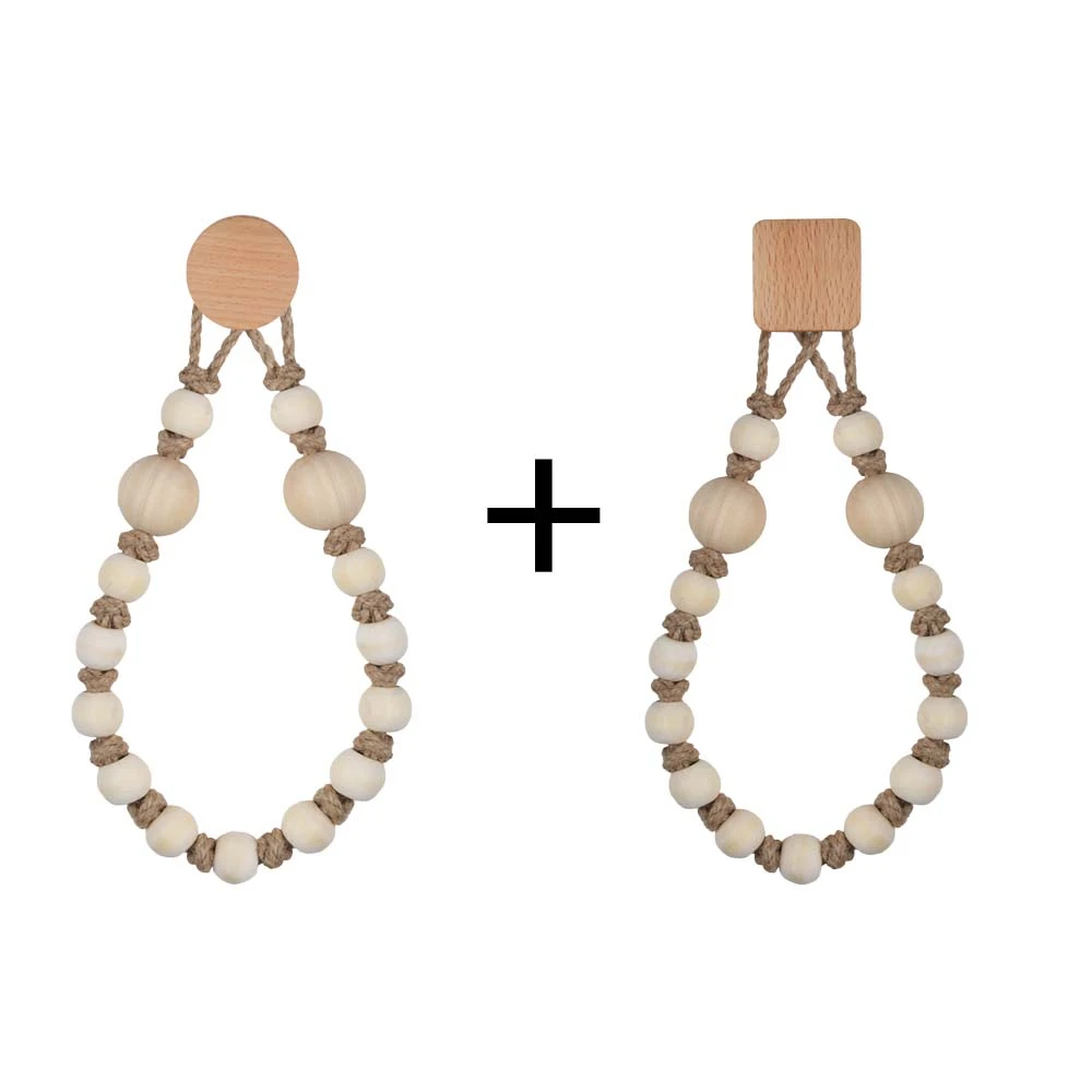 

2pcs Toilet Paper Holder Towel Dispenser Wooden Roll Holder for Bathroom Portable Toilet Paper Holders Household Storage Rack