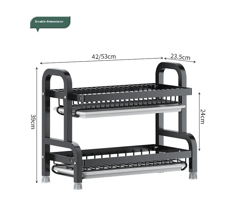 Multifunctional Kitchen Storage Rack - Bowl Dish  Chopstick Organizer