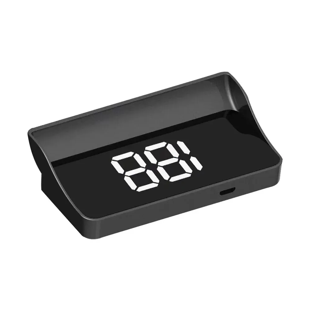 Universal Multifunctional HUD Clear LCD Projection Precise Display Of Vehicle Speed At Miles Per Hour Battery Free