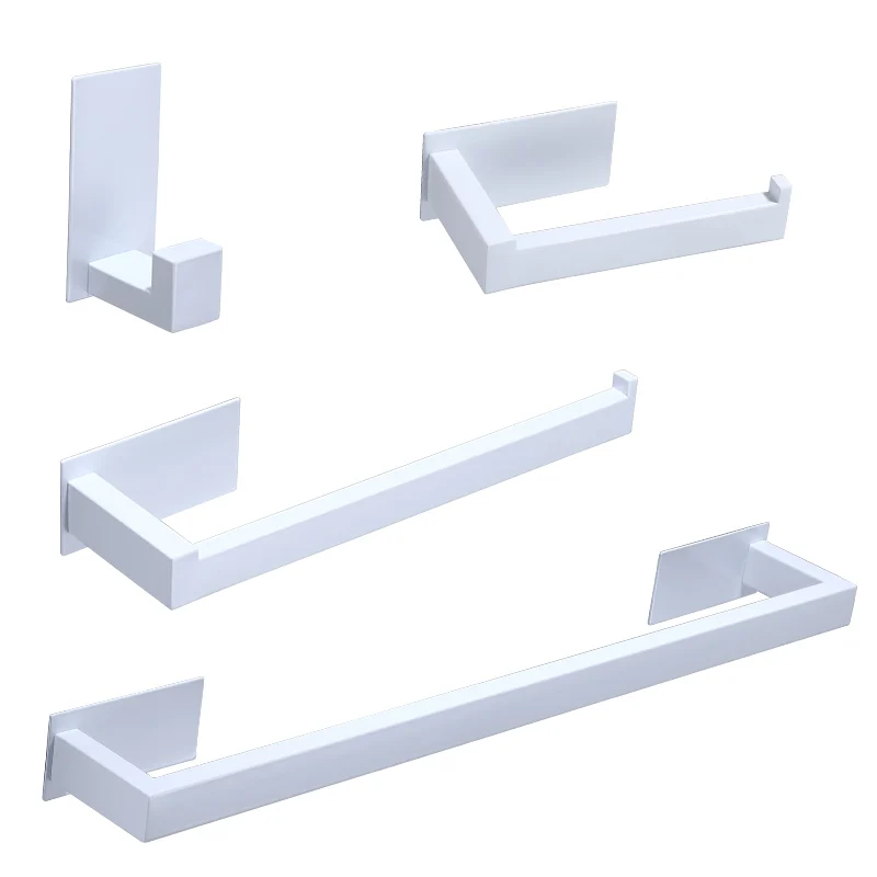 Wall Mount Toilet Towel Paper Holder Adhesive Kitchen Roll Paper Stand Hanging Napkin Rack Bathroom Accessories WC