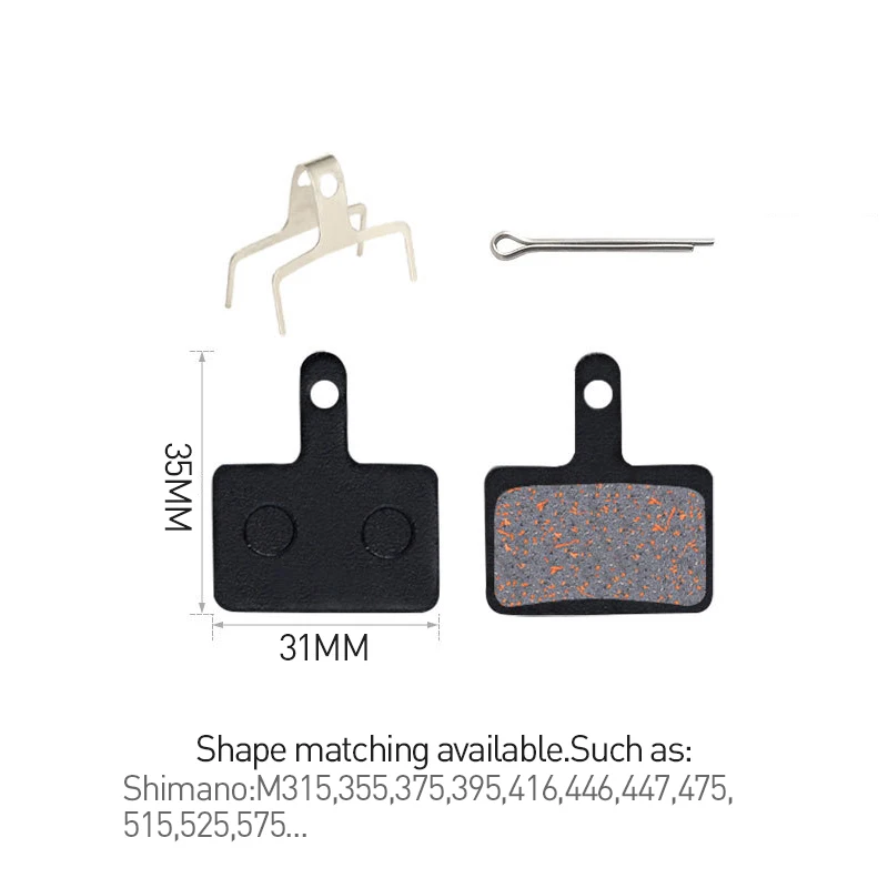 Bicycle Disc Brake Pads Brake Pads Bike Brake Pads 10 Pairs Semi-metallic MTB Mountain Bike Bicycle Brake Pads For Parts B01S M416 447 446 455 355 395 315 375 395 HDM 290 300