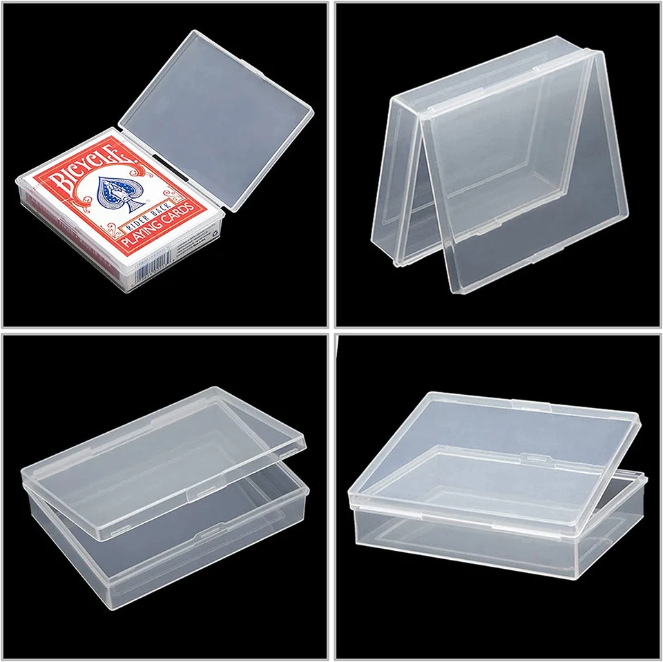 Nuove scatole di plastica trasparente contenore per carte da gioco custodia in PP imballaggio scatola per carte da gioco da Poker per giochi da tavolo  15