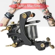

10 Warp Coils Professional Wire Cutting Tattoo Machine Handmade Tattoo Gun Shader Liner Thermal Diffusion Black Tattoo Supplies