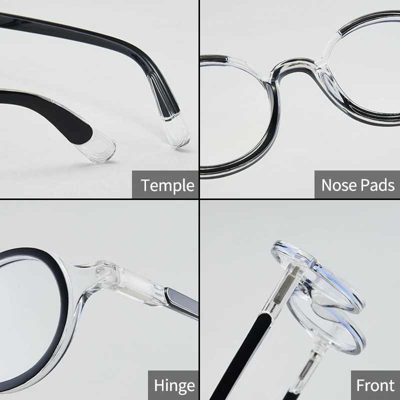 Men's Fashionable Retro Small Round Frame Glasses - Casual and Comfortable for Daily Use