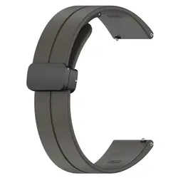 Magnetic Silicone Breathable Smart Watchband Replacement - Youth Edition for Redmi watch 5 Lite (Space Gray)