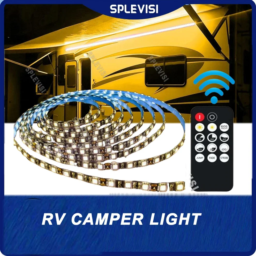 10PZ 10Cm Impermeabile 5050 LED Strip Lights Dc 12V Caravan Boat Car