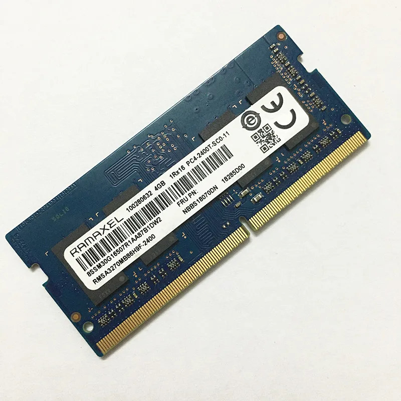 RAMAXEL DDR4 8GB 2400 RAMs 8GB 1RX8 PC4-2400T-SA1-11 ddr4 2400MHz 8gb  laptop memory 