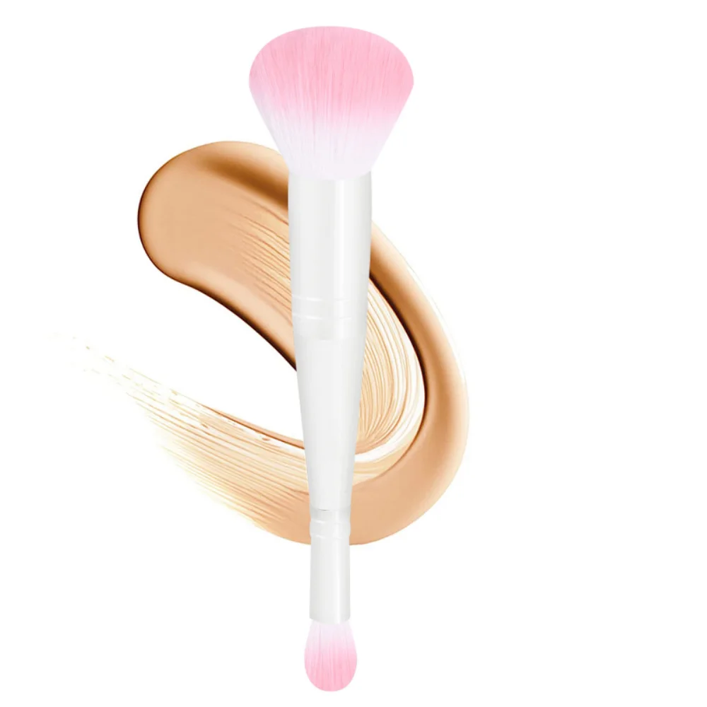 Double Head Professional Makeup Brushes 2 In 1 Foundation Brush Concealer Highlighter Powder Blush Brush Beauty Make Up Tools_voghion.com