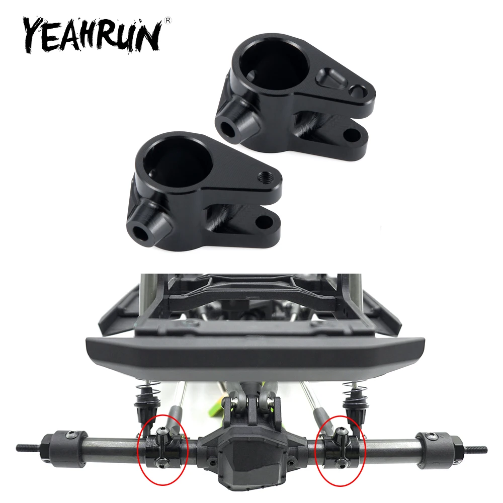

Комплект Заднего амортизирующего крепления YEAHRUN из алюминиевого сплава для Axial SCX10 PRO AXI03028 1/10, детали для обновленной модели гусеничного автомобиля на радиоуправлении, 2 шт.