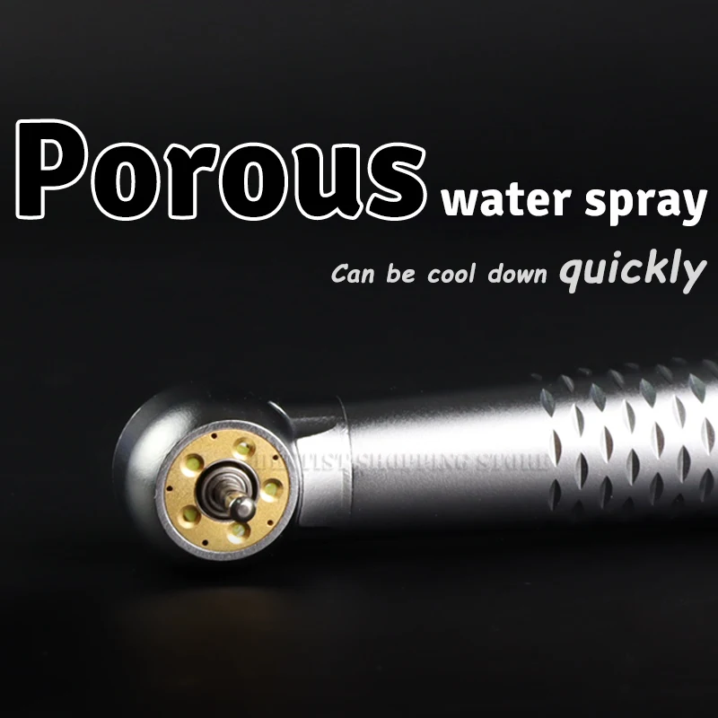 Led Ad Alta Velocità Water Spray Handpiec 4/2 Fori Collegare Shadowless Big Power Air Turbine 5 Lampade Perline Illuminazione A Basso Rumore