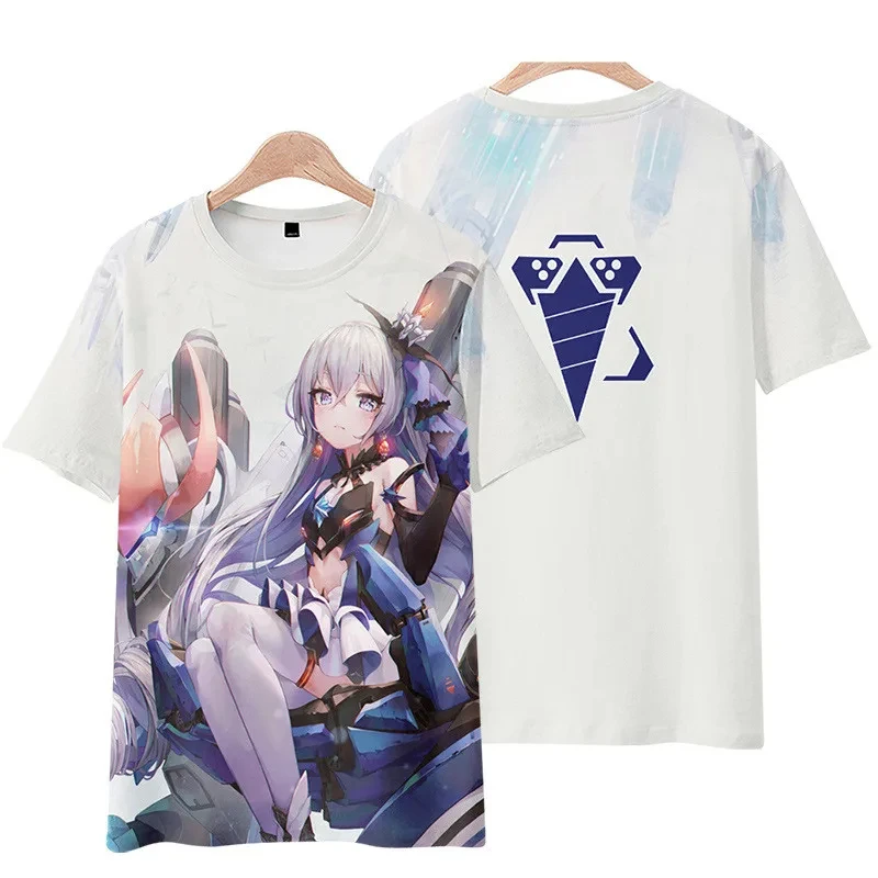 Фото Футболка с 3D-принтом Honkai Impact 3 Seele Vollerei, летняя модная уличная одежда унисекс с круглым вырезом и коротким рукавом №3