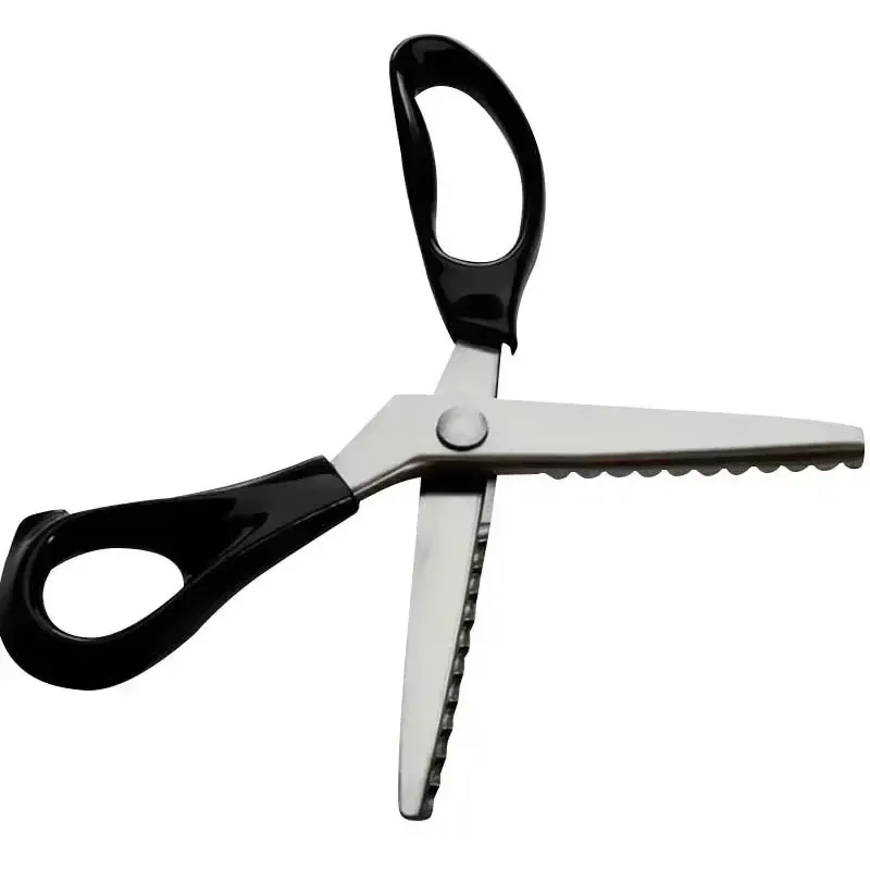 3 5 7mm Dressmaking Scalloped Edge Pinking Shears Scissors Clipper Cutter Sewing Professional Tailor Cloth Tailoring
