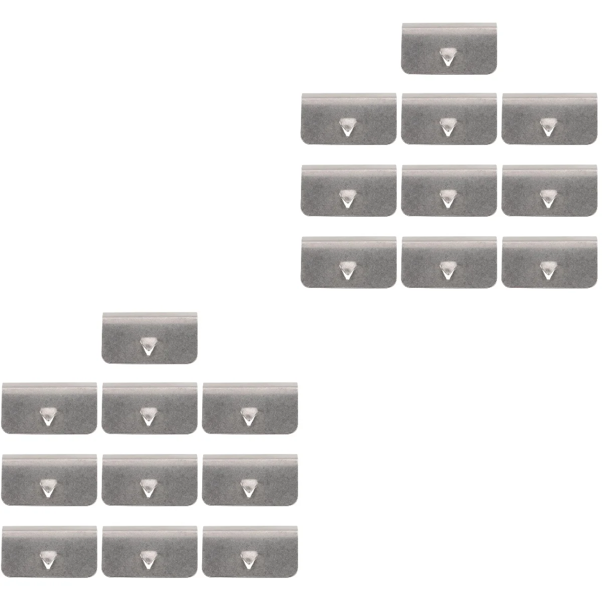 

20 Pcs Wind/Rain Deflectors Channel Metal Clips Deflector Channel Fixing Clips