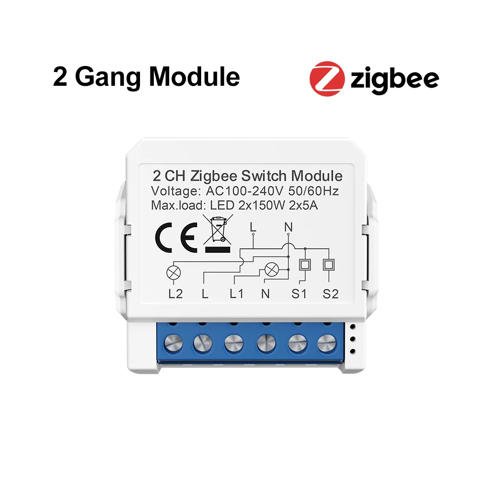 AVATTO Tuya ZigBee Smart Switch DIY Module with Timer and Remote Control Integration