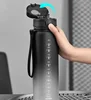 1 Liter Sports Water Bottle Large Capacity Summer Men Women Portable Plastic Bottle for Outdoor Travel Fitness Drinkware 2