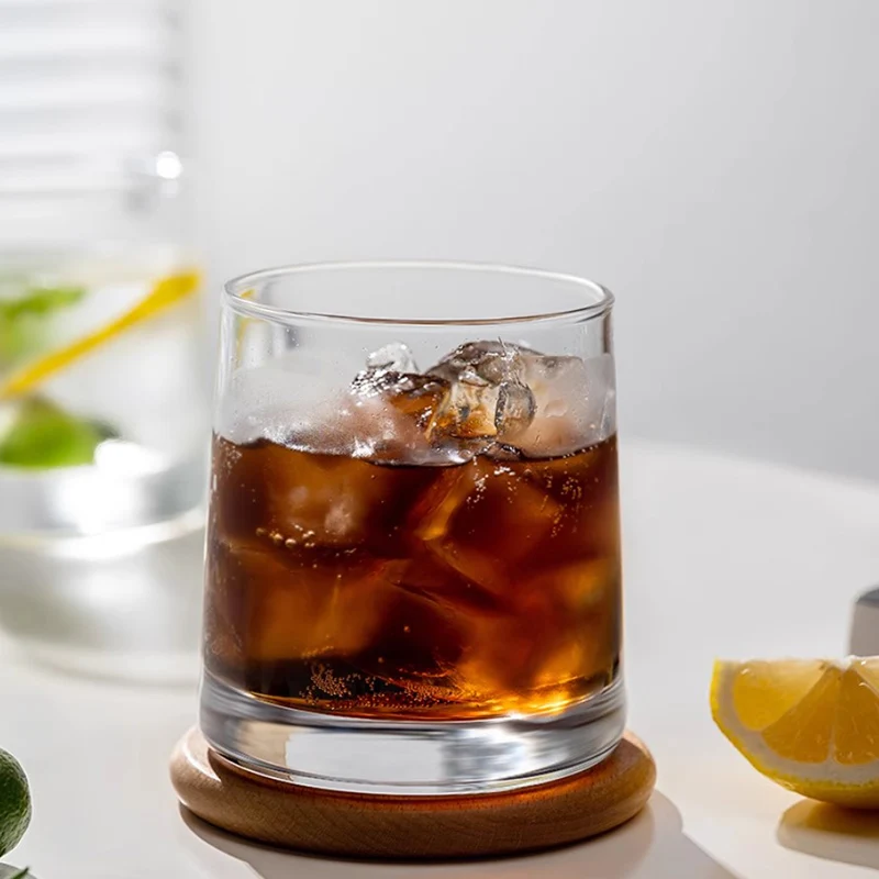 250ml Whiskey Glass Cup Juice Milk Cocktail Foreign Wine Drinking Glasses Drinkware Household Party Transparent Wedding Gifts