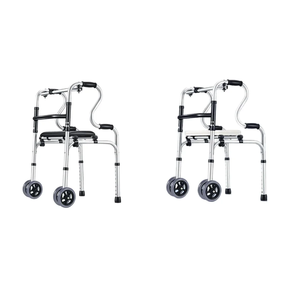 JayCreer Folding Walker With Wheels