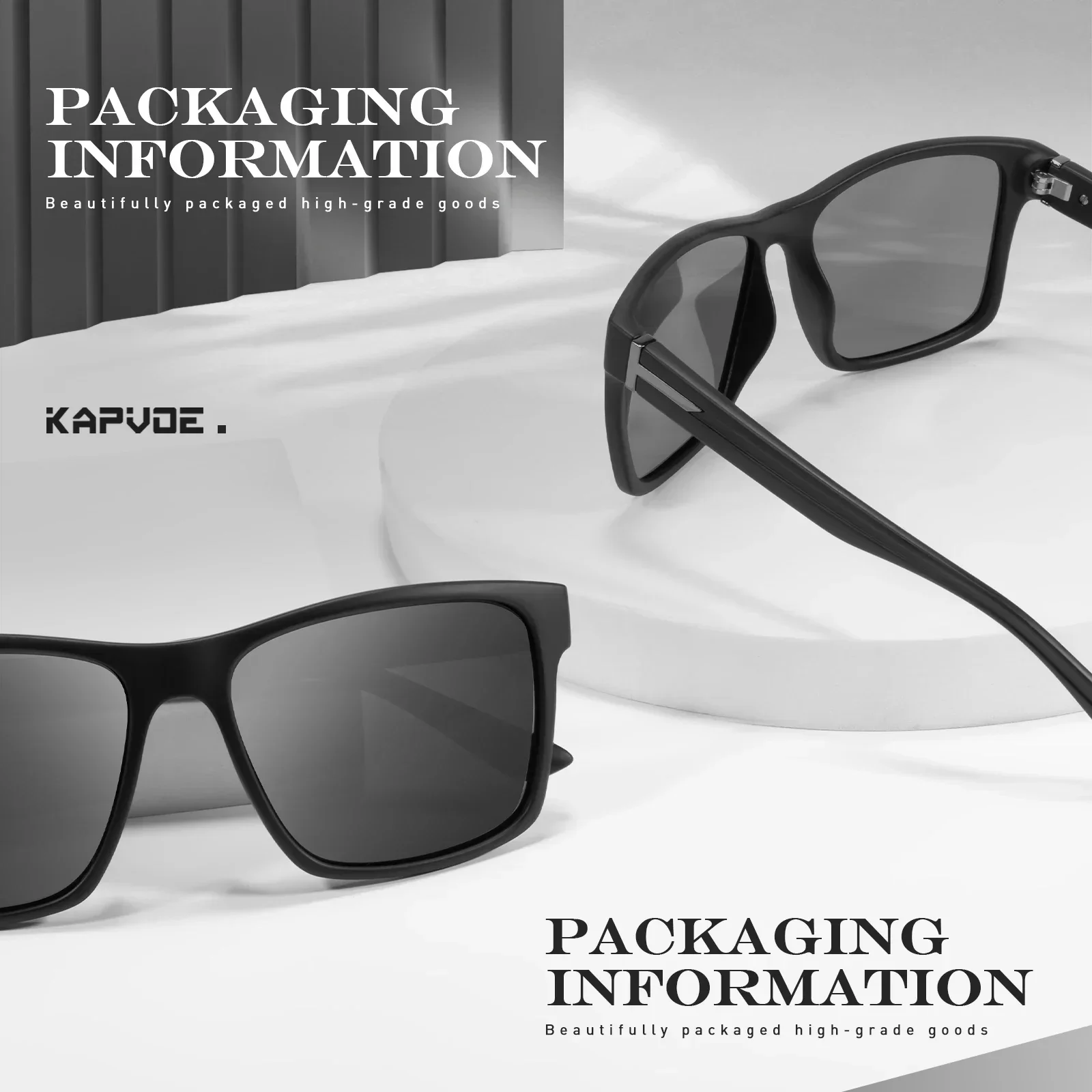 Kapvoe Hiking Eyewear Polarized Fishing Sunglasses for Men Fashion Luxury Driving Shades Cycling Glasses Golf Bike Goggles