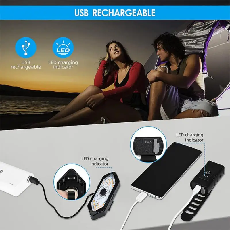 

Передний фонарь, задний фонарь для велосипеда, зарядка через USB