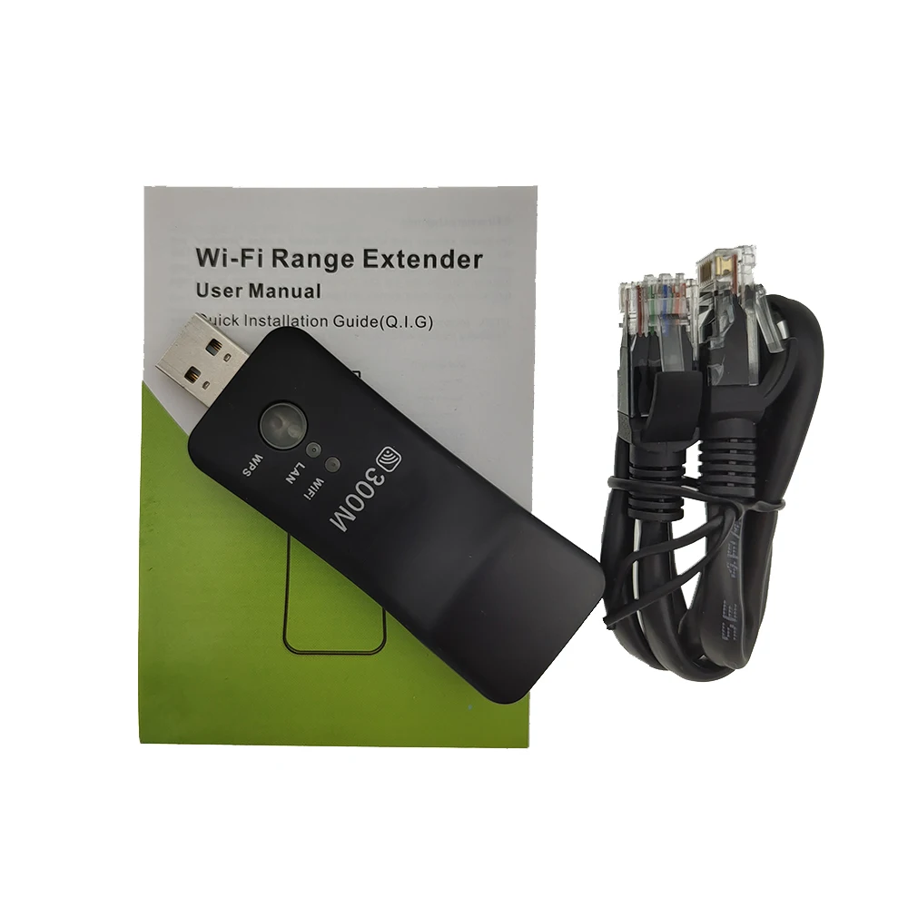 

2.4GHz 300Mbps USB To RJ45 Wifi Range Extender Wireless TV Network Wifi Repeater Adapter WPS For Samsung LG Sony HDTV