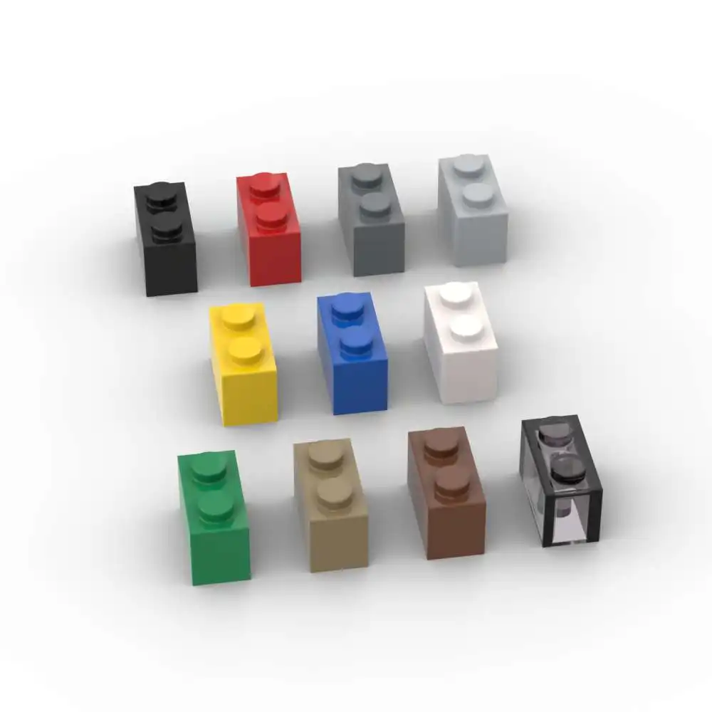 MOC-10PCS-3004-1x2-Building-Blocks-3065-High-Tech-House-Castle-Bricks ...