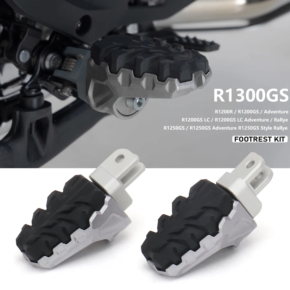 

For BMW R1300GS R1200R R1200GS LC Rallye ADV R 1200 GS R1250GS Adventure New Universal Driver Footrest Kit Foot Pegs Motorcycle