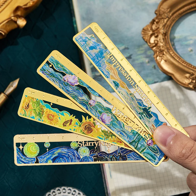 Metal Sunflower Hollow Bookmark Chinese Style Creative Painted Book Holder Tassel Pendant Kids Stationery School Office Supplies metal bookmark bookmark page holder bookmark holder