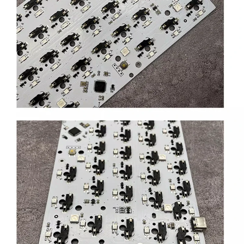 GH60 Left Shift 64PCB Hot Swap 60% RGB Mechanical Keyboard Custom