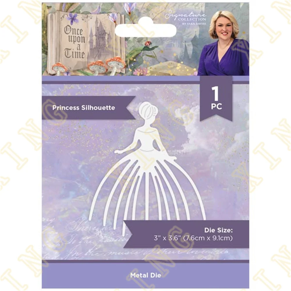 

Metal Cutting Dies Scrapbook Diary Decoration Stencil Embossing Template Diy Greeting Card Handmade 2023 New Fairytale Princess