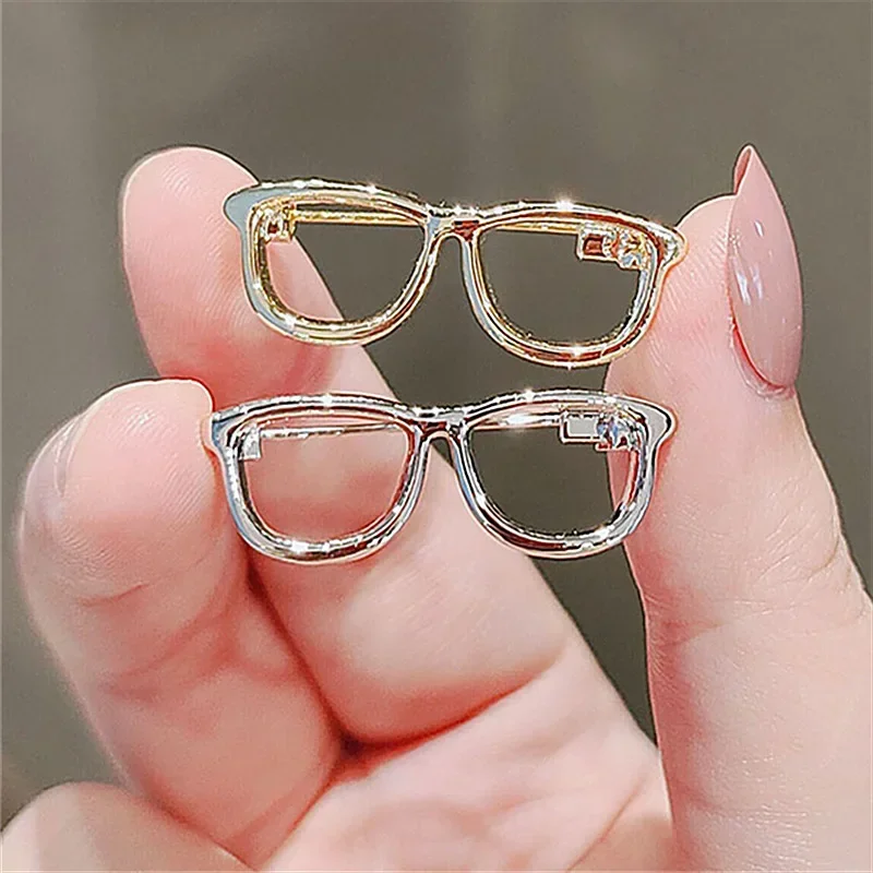 Glasses Brooch Pin Collar Pin Suit Accessories Buckle enamel pins enamel brooch pearl beaded brooch metal brooch