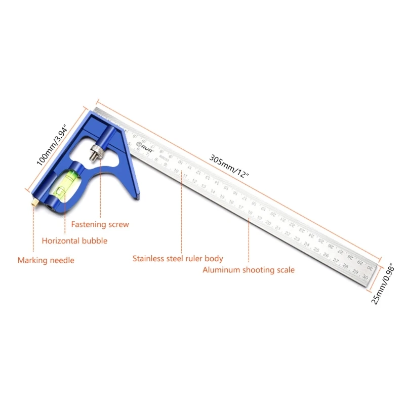 Clear Metric Parallel Multi-purpose Drawing Rolling Ruler Level Ruler  Measuring Tools - Gauges - AliExpress