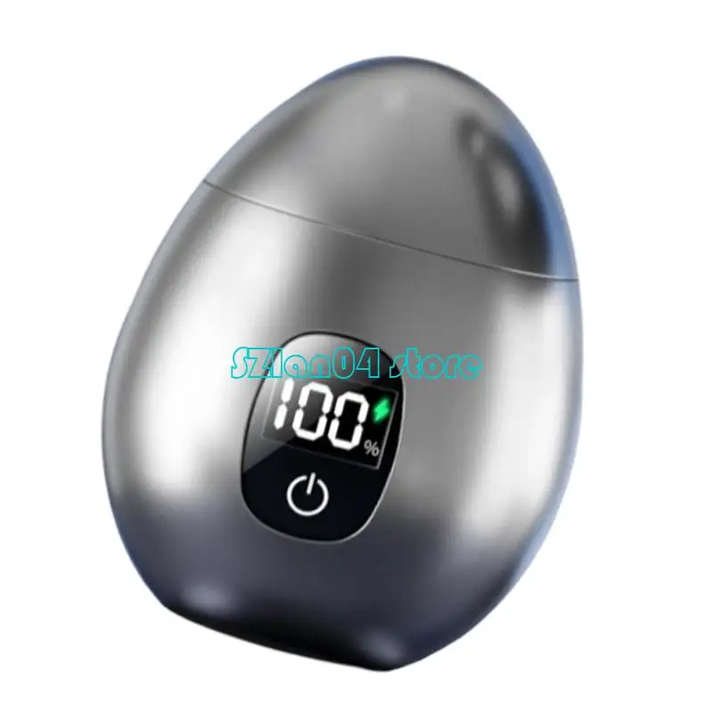 L69D 포켓 크기 전기 면도기 남성용 수염 트리머 플라스틱 질감 충전