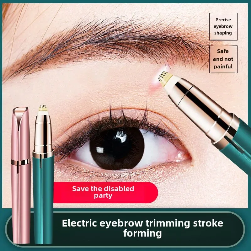 Women's Electric Eyebrow Trimmer Automatic Hair Removal Beauty Eyebrow Painting Grooming Tool Shaver
