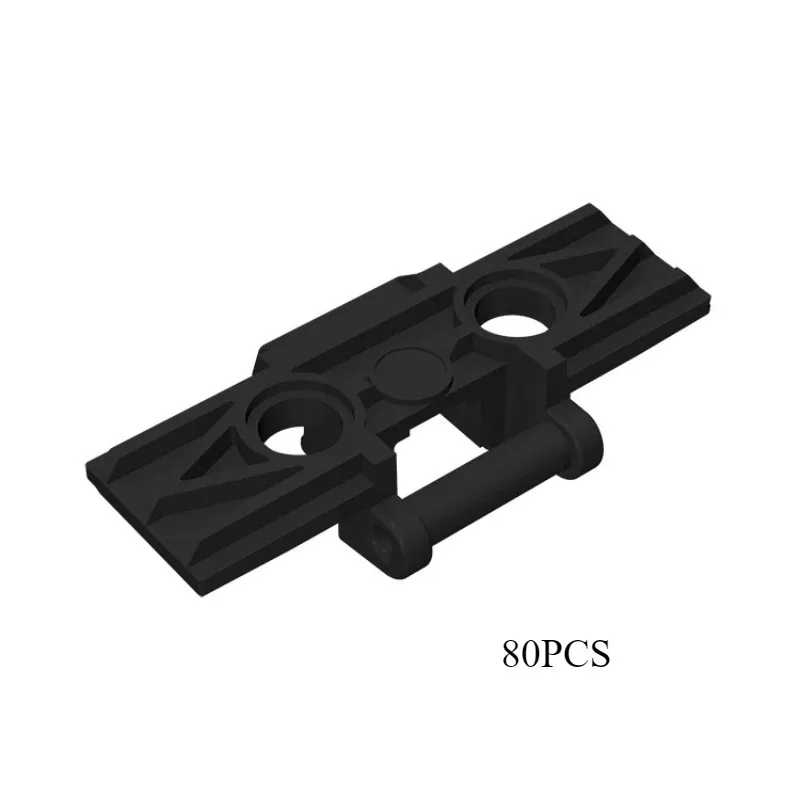 80 stücke 57518 Bausteine Teil Große Größe Tank Engineering Auto Track Zubehör Birck Kompatibel Ev3 24375 DIY Ziegel Spielzeug