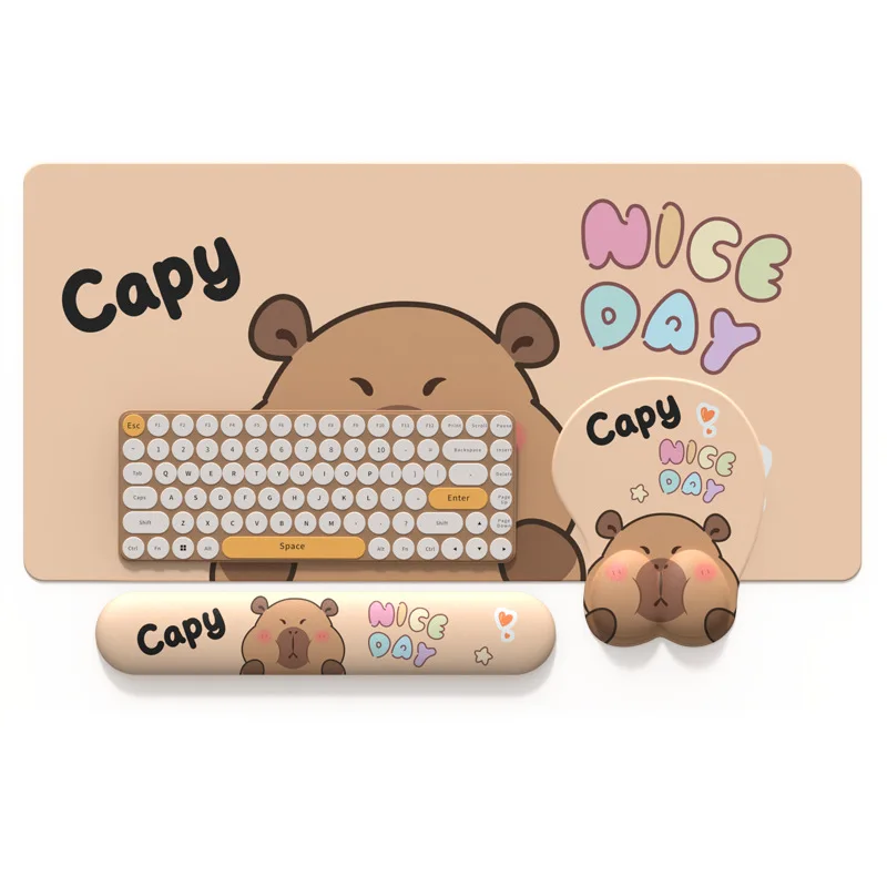 Mouse Pad with Wrist Support Gel Ergonomic 3D Mouse Pad Cute Mousepad Gaming Mouse Mat for PC Laptops