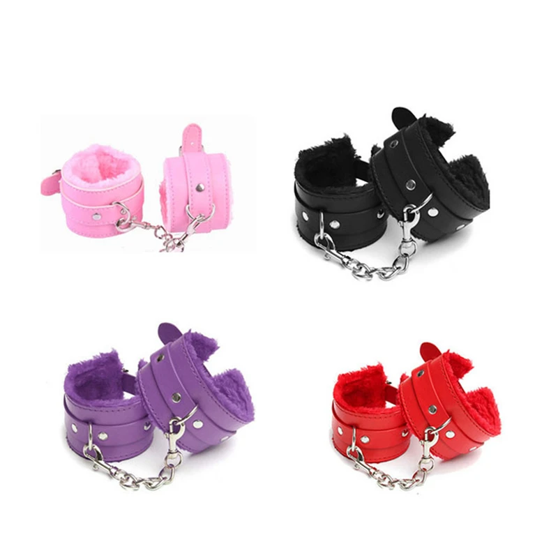 Sex Party Toys Erotic Sex Toy Sex Toys Sex Bondage Toys 2pcs PU Leather Sex Handcuffs with Eye Mask Sex Toys for Couples Adult Games Slave Bondage Restraints Erotic Accessories