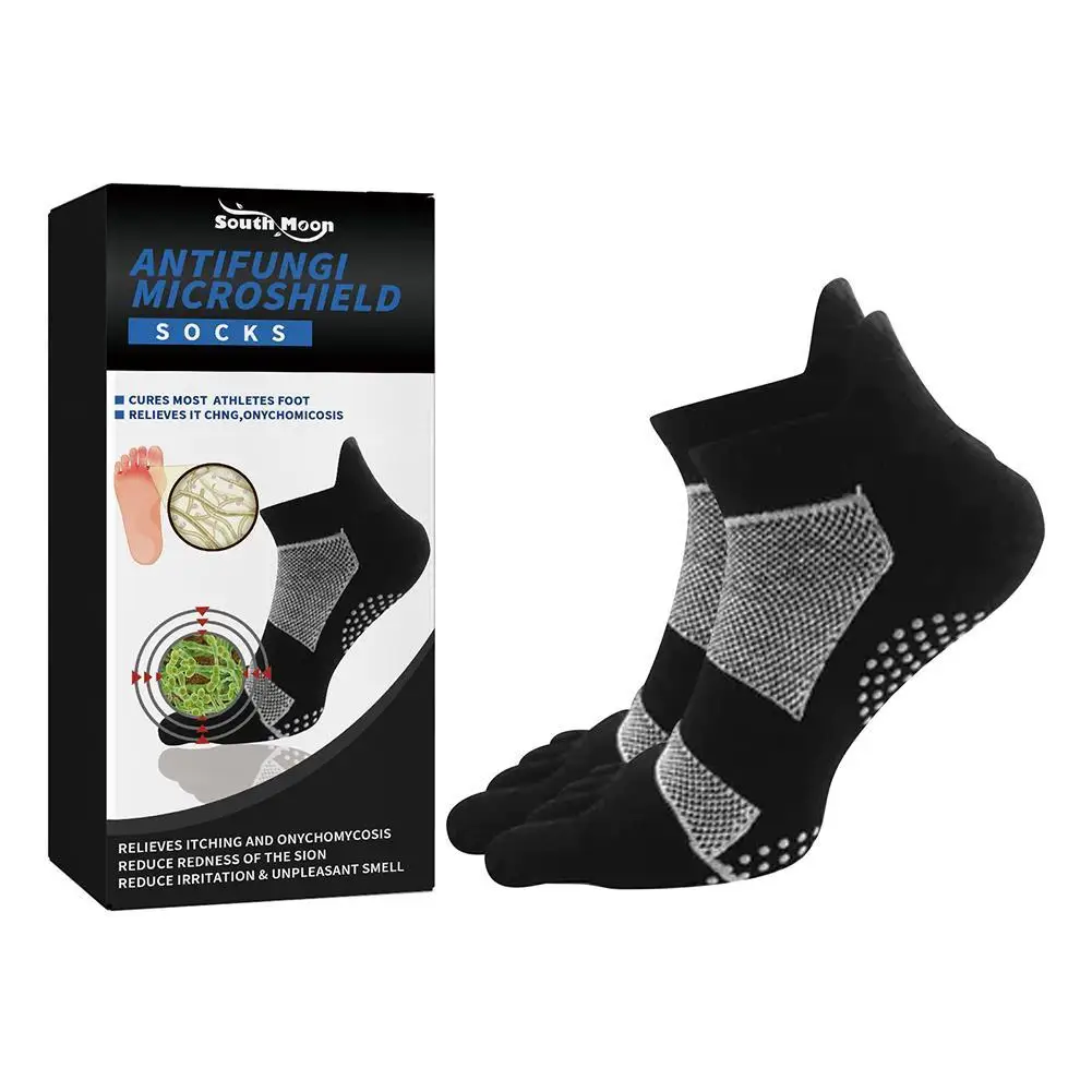 

New 1Pair Anti Fungal Microcapsule Socks Alignment Pain Health Massage Socks Prevent Foot Cramps