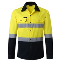 ProGuard Hi-Vis Reflective Long Sleeve Work Polo