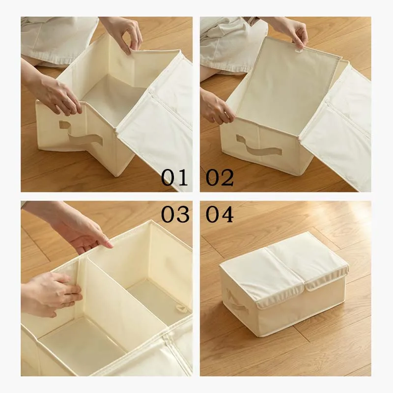 Foldable Drawer Organizer Home Separated Jeans Clothes Storage Box Underwear Bra Socks Panty Storage Boxes Bra Organizer