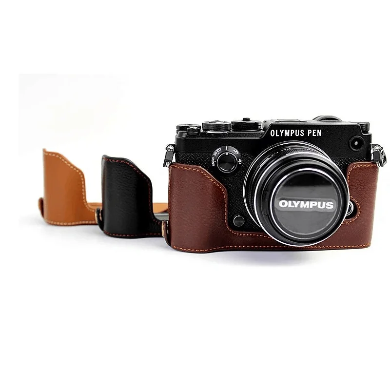 OLYMPUS E-PL9 ホワイト レザーケース・バッテリー×3・プロテクター OLYMPUS E-PL9 ホワイト レザーケース・バッテリー×3