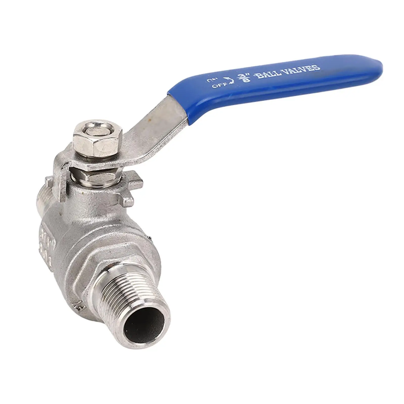 3/8in NPT Stainless Steel Full Port Ball Valve DN10-Durable Sealing for mechanical Equipment