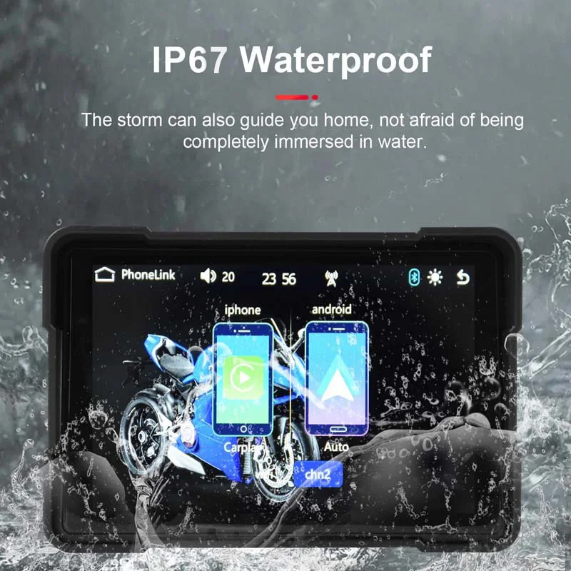   Ƽ̵  ũ ̼, Ʈ ġ ũ, ޴ Mp5,  BT, IP67 , 5 ġ ÷