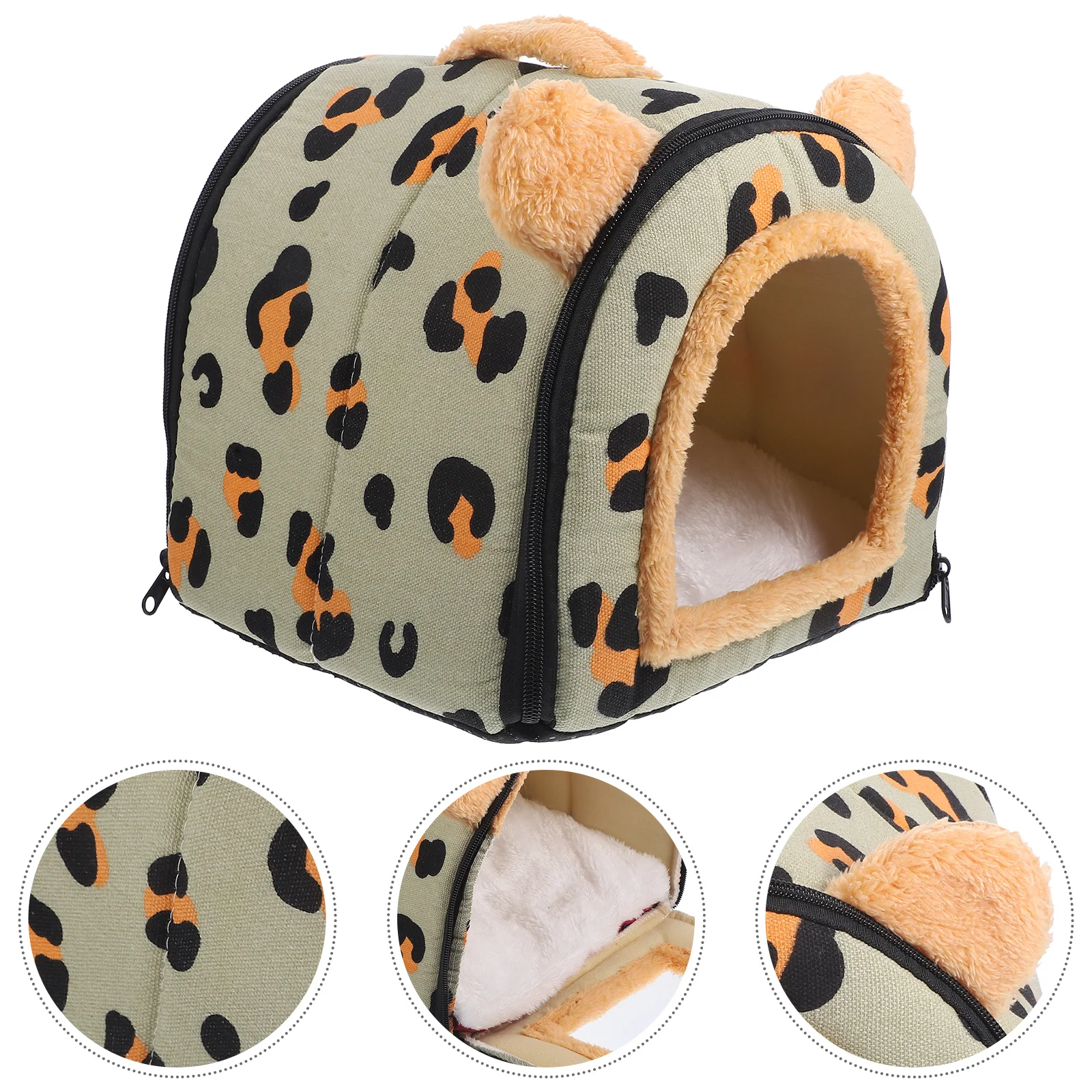 

Hamster Guinea Hideout Ferret Hamster House Warm Hamster Sleeping House Fluffy Hamster Nest