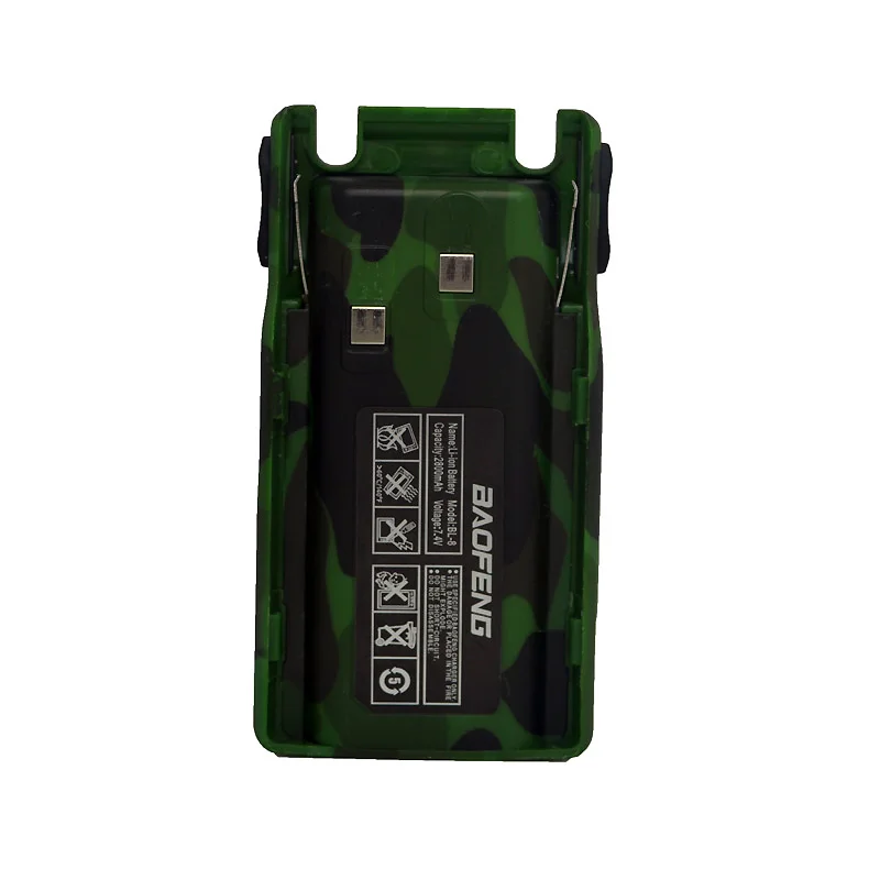 Baofeng UV-82 Camouflage Walkie Talkie Li-ion Battery 2800mAh Compatible Wth UV82 UV-8D UV-82HP UV-82X UV-82C UV-82L 2Way Radios 4